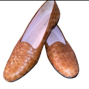 Amalfi Brown Woven Flats
